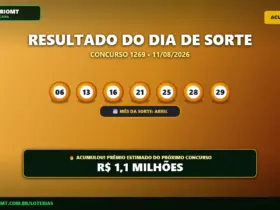 Resultado do Dia de Sorte 1269