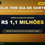 Banner de anúncio do Dia de Sorte 1270