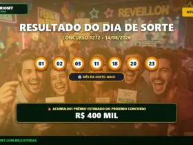 Resultado do Dia de Sorte 1272