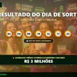 Resultado da Dia de Sorte 1286