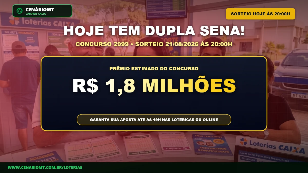 Dupla Sena Concurso 2999: confira os palpites para o sorteio de 21/08
