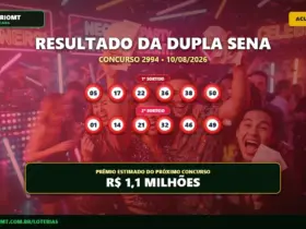 Resultado da Dupla Sena 2994