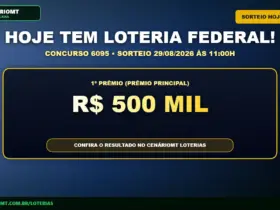 Palpites Loteria Federal 6095: Confira os detalhes do prêmio de R$ 500 mil 24 Banner da Loteria federal extração 6095