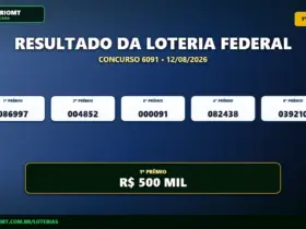 Resultado da loteria federal 6091