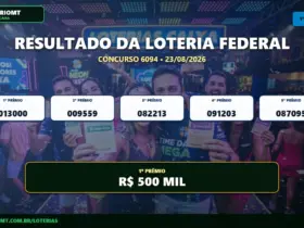 Resultado da extração 6094 da Loteria Federal