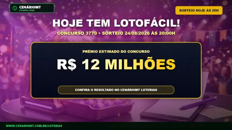 Palpites Lotofácil 3770: Confira dicas e sugestões de jogos para o prêmio de R$ 12 milhões 1 Hoje tem Lotofácil 3770