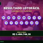 Resultado oficial da Lotofácil concurso 3753 com os números sorteados.