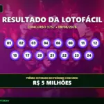 Resultado da Lotofácil 3757 sorteado em 09/08/2026