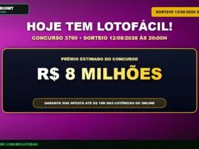 Banner de anúncio da Lotofácil 3760