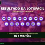Resultado da lotofacil 3774