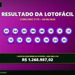 Resultado da Lotofácil 3775