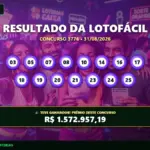 Resultado da Lotofácil 3776