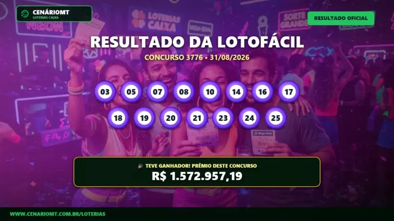 Resultado da Lotofácil 3776