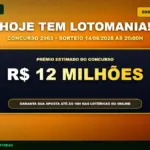 Card de aviso sobre o concurso 2963 da Lotomania