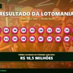 Resultado da Lotomania 2961