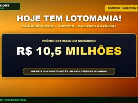 Banner de anúncio da Lotomania 2962