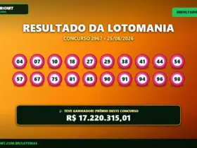 Resultado da Lotomania 2967