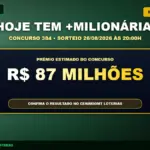 Banner de aviso da Mais Milionária 384