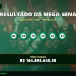 Resultado da Mega-Sena 3042 sorteado em 09/08/2026