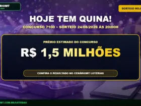 Palpites Quina 7100: Confira sugestões de jogos para o prêmio de R$ 1,5 milhão 28 Banner para a Quina de hoje