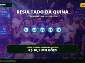 Resultado da Quina 7084: prêmio acumula e vai a R$ 10,5 milhões 3 Resultado da Quina 7084
