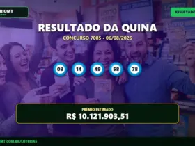 Resultado da Quina 7085: aposta fatura prêmio de R$ 10,1 milhões 3 Resultado da Quina concurso 7085