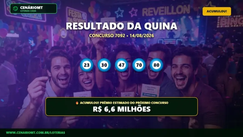 Resultado da Quina 7092