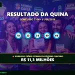 Resultado da Quina 7106