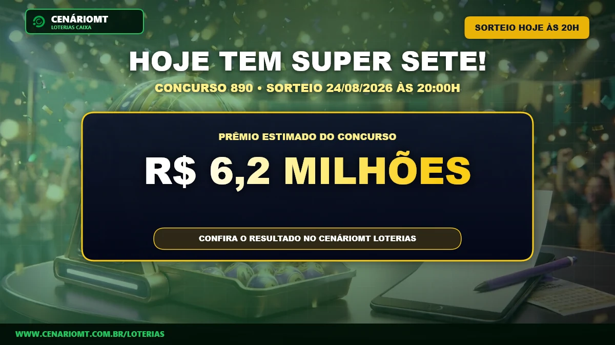 Palpites Super Sete 890: Confira dicas e sugestões de jogos para o prêmio de R$ 6,2 milhões