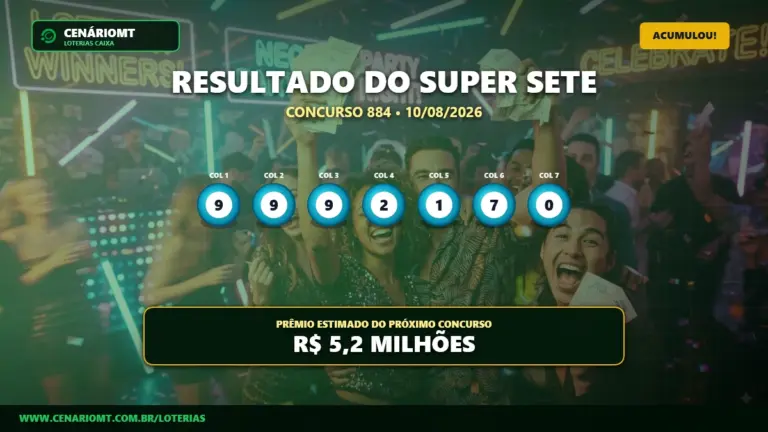 Resultado da Super Sete 884
