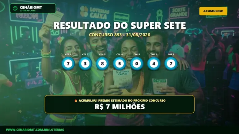 Resultado do Super Sete 893