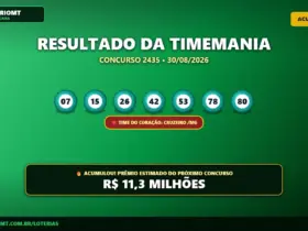 Resultado da Timemania 2435