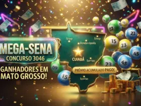 Mega-Sena 3046: 45 apostas de Mato Grosso são premiadas em 24 cidades; veja a lista 3 Arte 3D da Mega-Sena 3046, focada em ganhadores de mato grosso