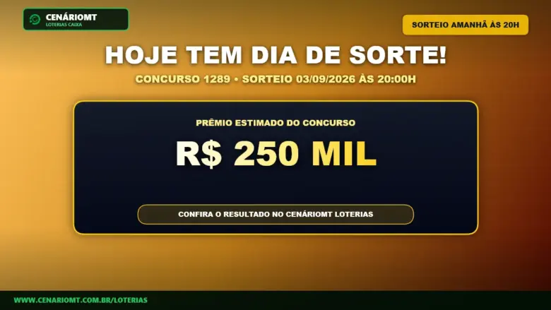 Hoje tem Dia de Sorte 1289