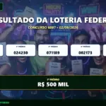 Resultado da Loteria Federal 6097
