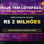 Hoje tem lotofácil 3777