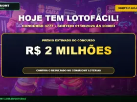 Hoje tem lotofácil 3777