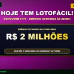 Hoje tem Lotofácil 3778
