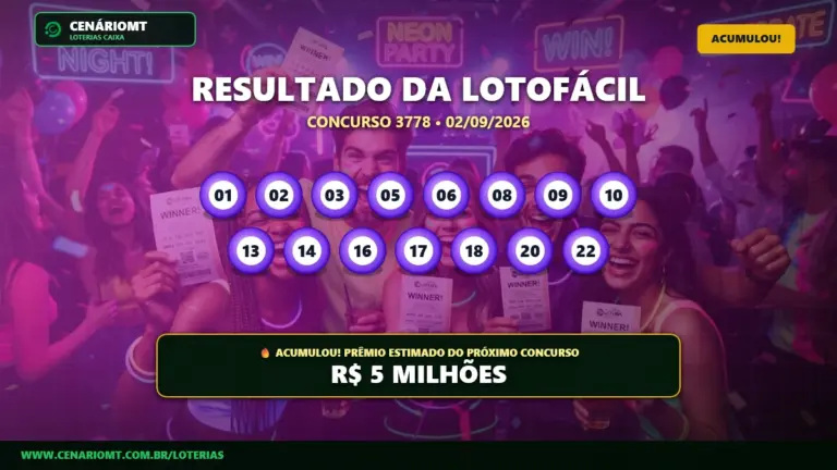 Resultado da Lotomania 3778
