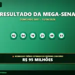 Mega-Sena concurso 3057