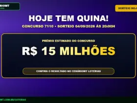 Quina 7110: Palpites e dicas de apostas para o prêmio de R$ 15 milhões 3 Banner da Quina 7110