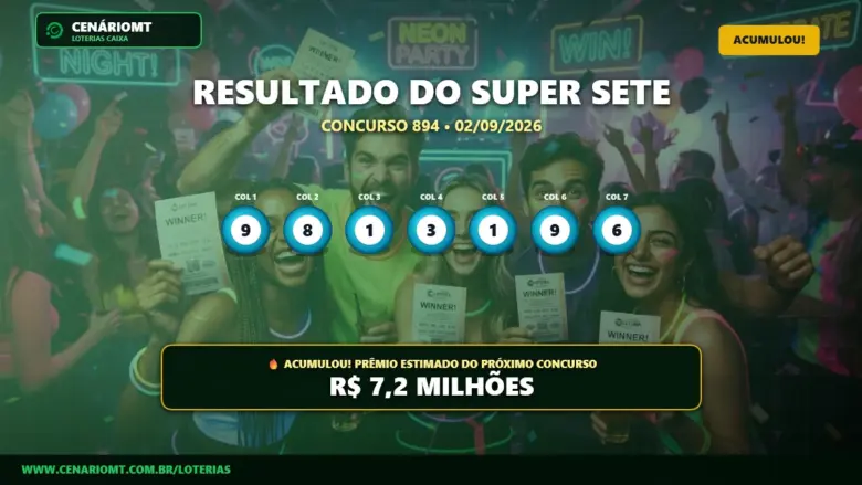 Resultado do Super Sete 894