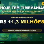Hoje tem Timemania 2436