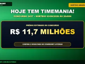 Hoje tem Timemania 2437