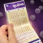 Bilhete da Quina para o sorteio 7115