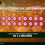 Resultado da Lotomania
