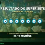 Resultado do Super Sete