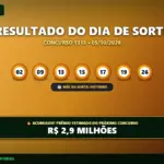 Resultado oficial da Dia de Sorte concurso 1315 de 05/10/2026. Dezenas sorteadas: 02, 09, 13, 15, 17, 19, 26. Prêmio acumulou para R$ 2,9 MILHÕES.