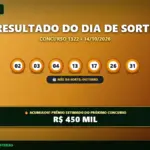 Resultado oficial da Dia de Sorte concurso 1322 de 14/10/2026. Dezenas sorteadas: 02, 03, 04, 13, 17, 26, 31. Prêmio acumulou para R$ 450 MIL.