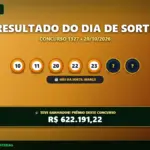 Resultado oficial da Dia de Sorte concurso 1327 de 20/10/2026. Dezenas sorteadas: 10, 11, 20, 22, 23, 24, 26. Prêmio estimado em R$ 622.191,22.